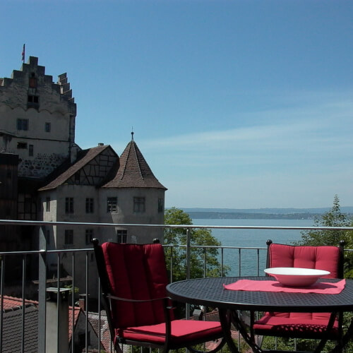 Blick vom Balkon des Winzerhäusle